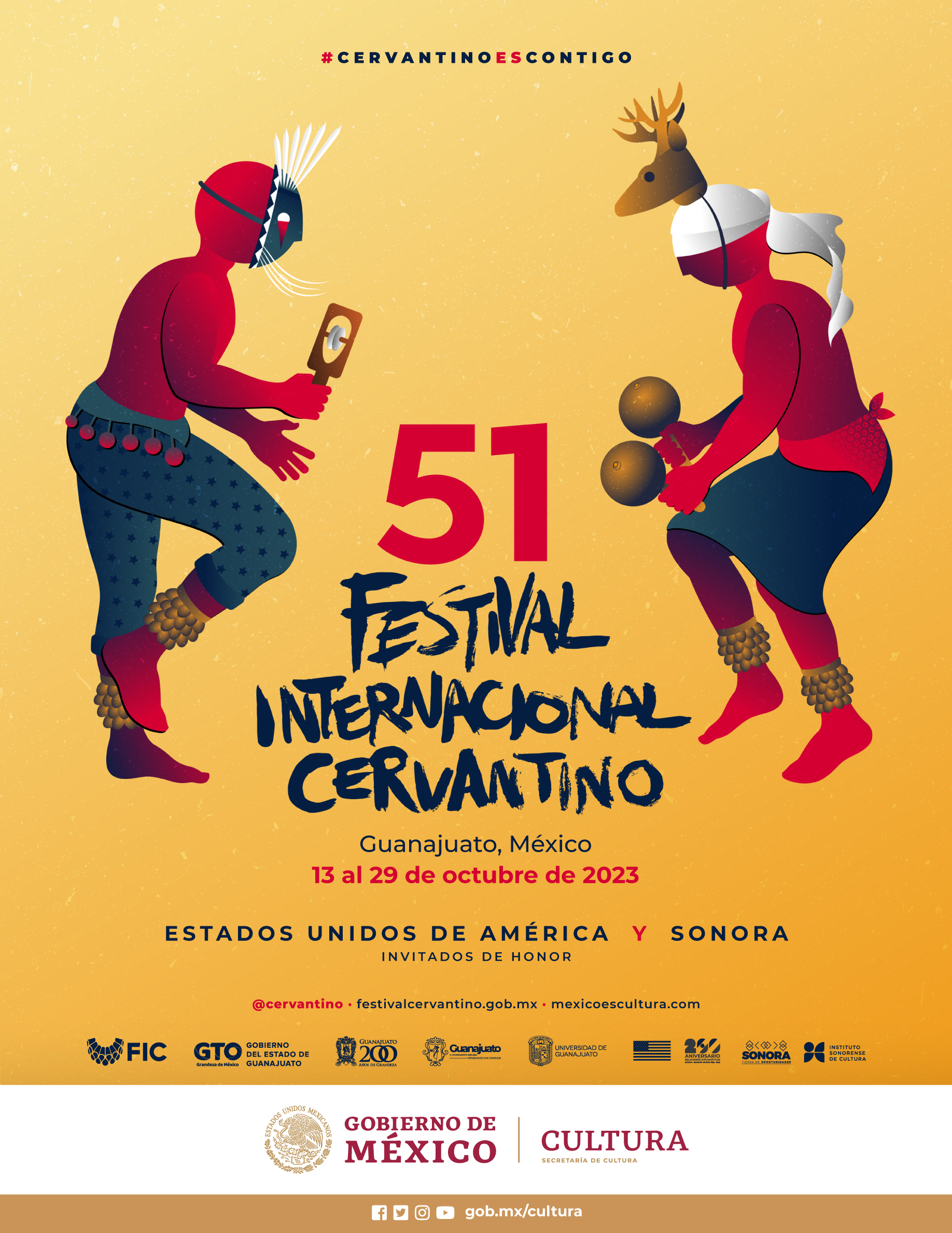 Presenta Festival Internacional Cervantino la imagen de su edición 51